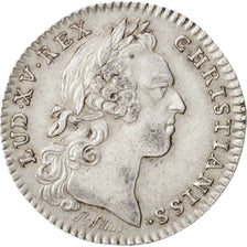 France, Token, Royal, Louis XV, 1758, AU(50-53), Silver, Feuardent:858