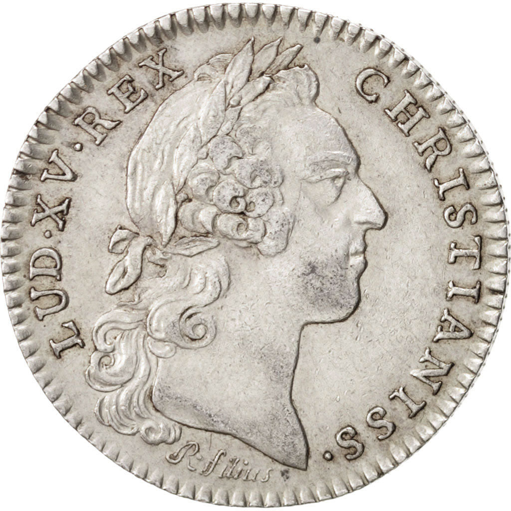 France, Token, Royal, Louis XV, 1758, AU(50-53), Silver, Feuardent:858