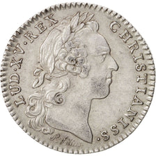France, Token, Royal, Louis XV, 1758, AU(50-53), Silver, Feuardent:858