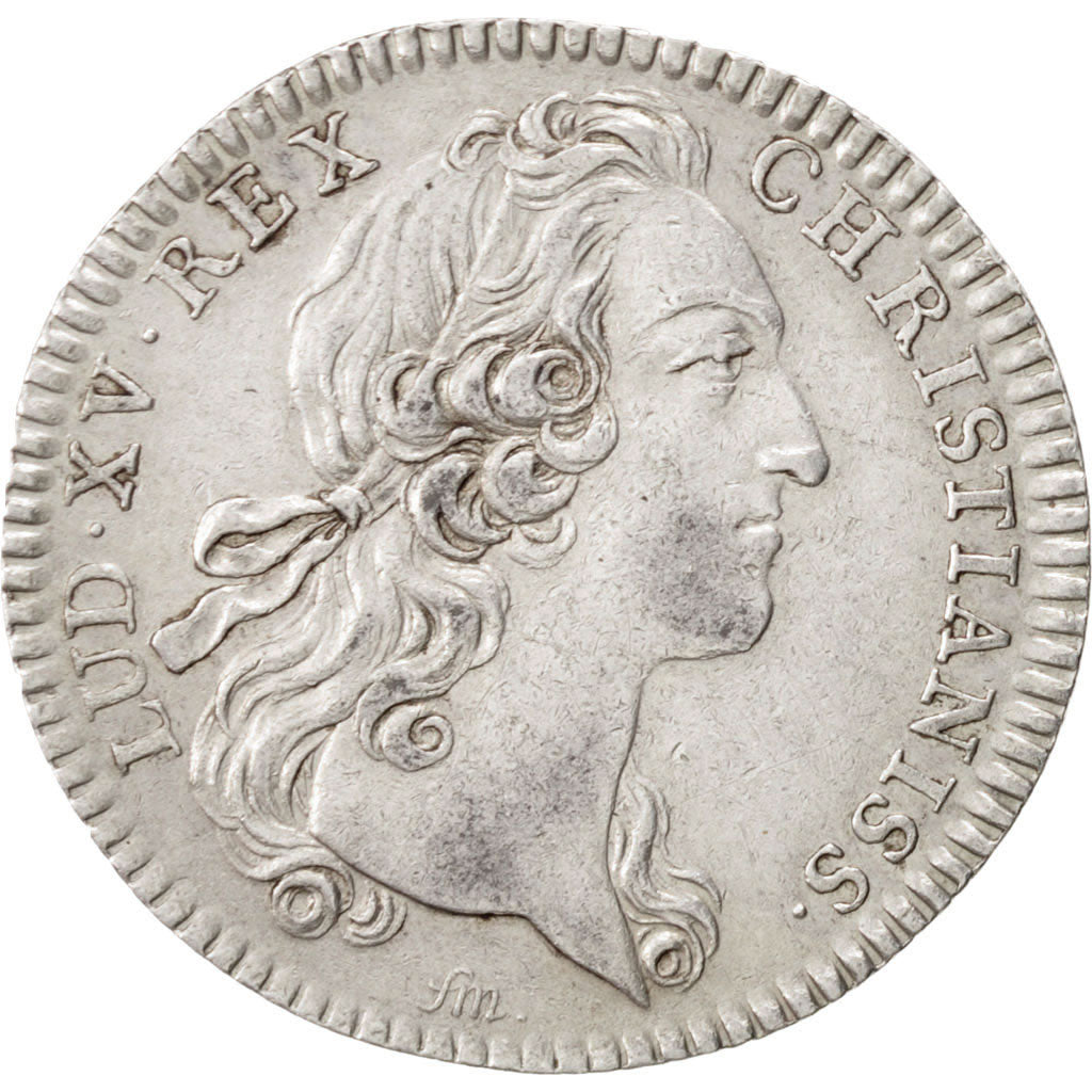 Francja, Token, Królewskie, Ludwik XV, 1737, AU(55-58), Srebro, Feuardent:2888