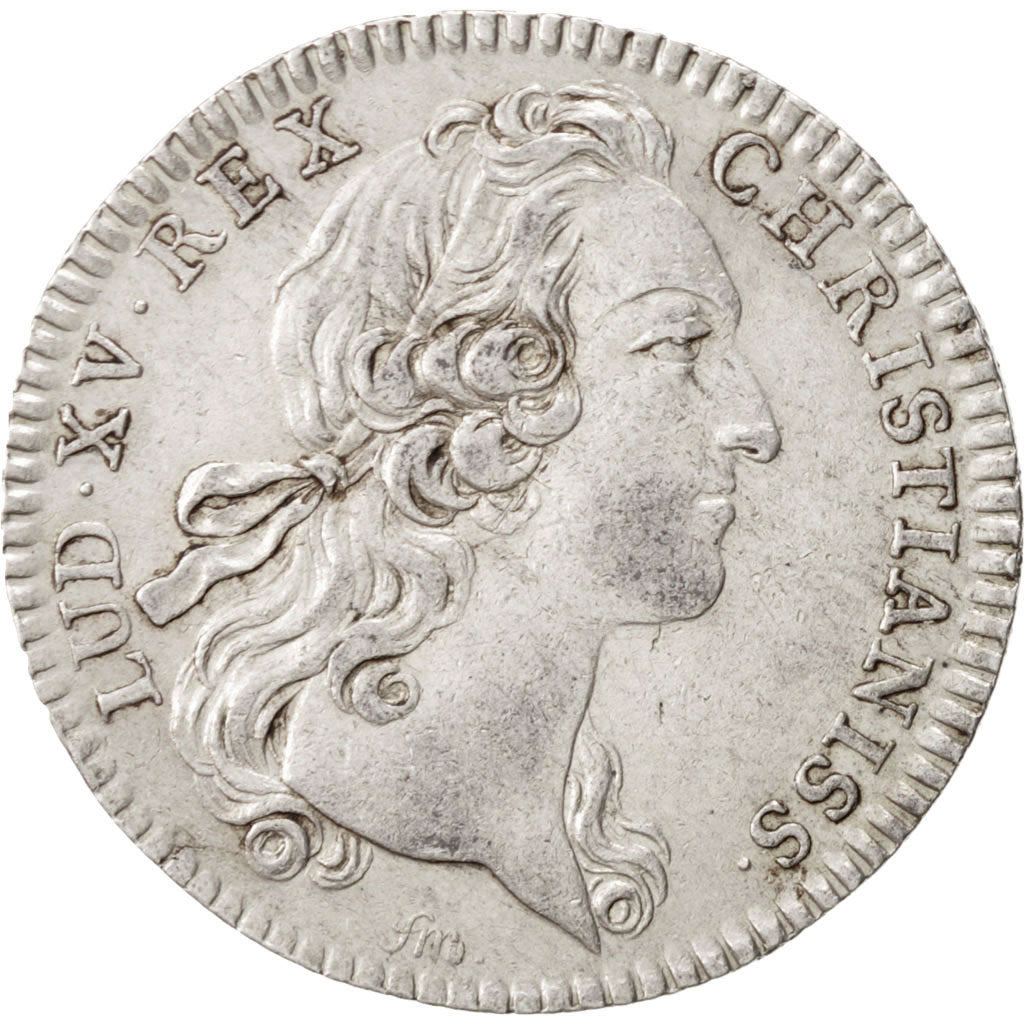 Francja, Token, Królewskie, Ludwik XV, 1737, AU(50-53), Srebro, Feuardent:2888