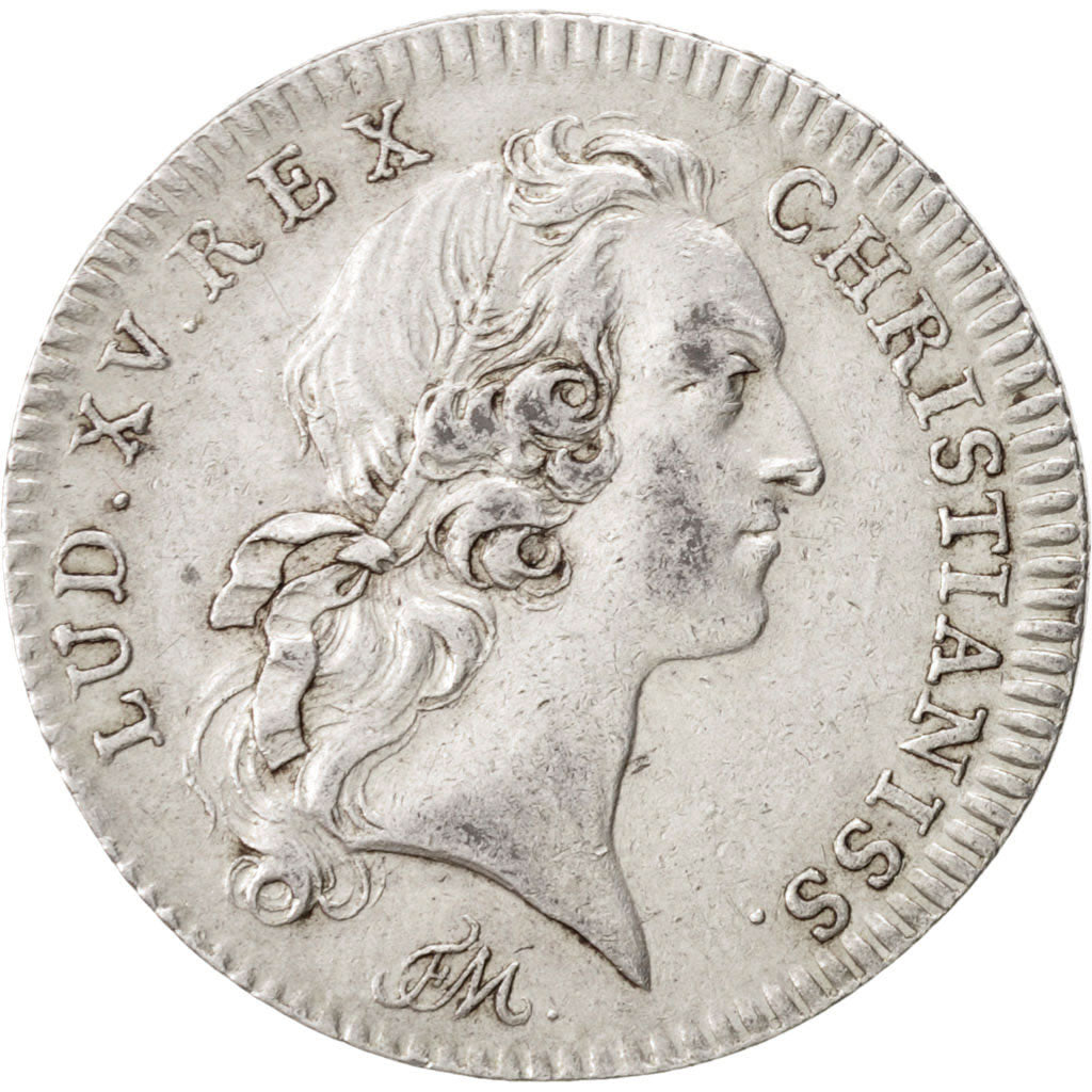 Francia, Token, Royal, Louis XV, 1737, BB+, Argento, Feuardent:2888 var.
