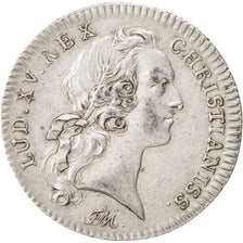 Francia, Token, Royal, Louis XV, 1737, BB+, Argento, Feuardent:2888 var.