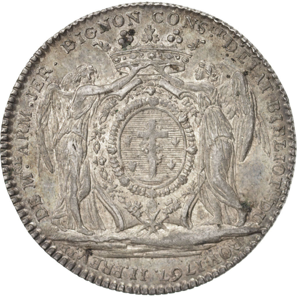 France, Token, Trades, 1767, AU(50-53), Silver, Feuardent:3735