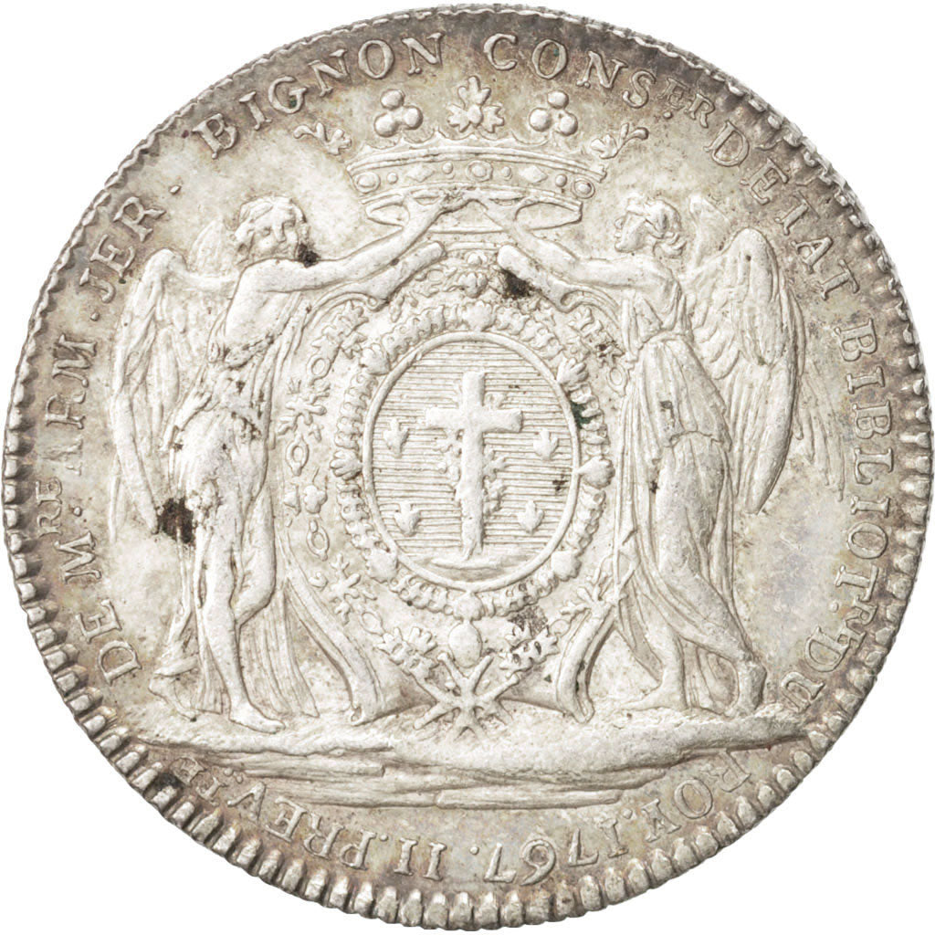 Francia, Token, Trades, 1767, SPL-, Argento, Feuardent:3735