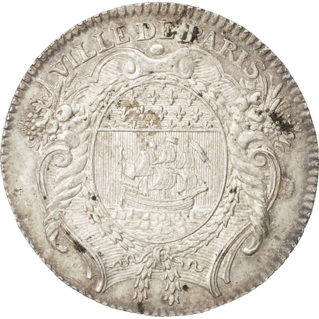 Francia, Token, Trades, 1767, SPL-, Argento, Feuardent:3735