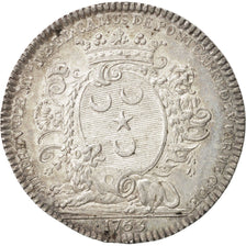 France, Token, Royal, Louis XV, 1763, AU(50-53), Silver, Feuardent:3732