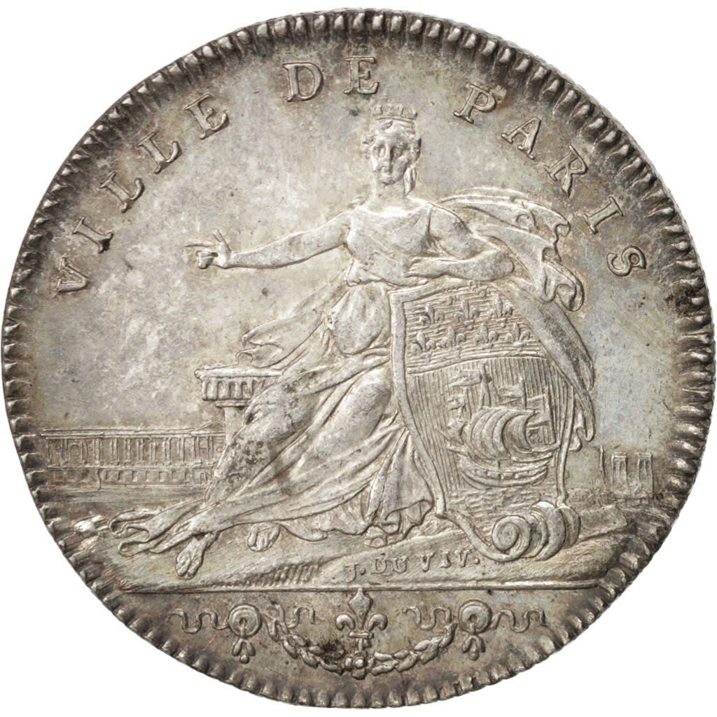 France, Jeton, Royal, Louis XV, 1760, SUP, Argent, Feuardent:3729