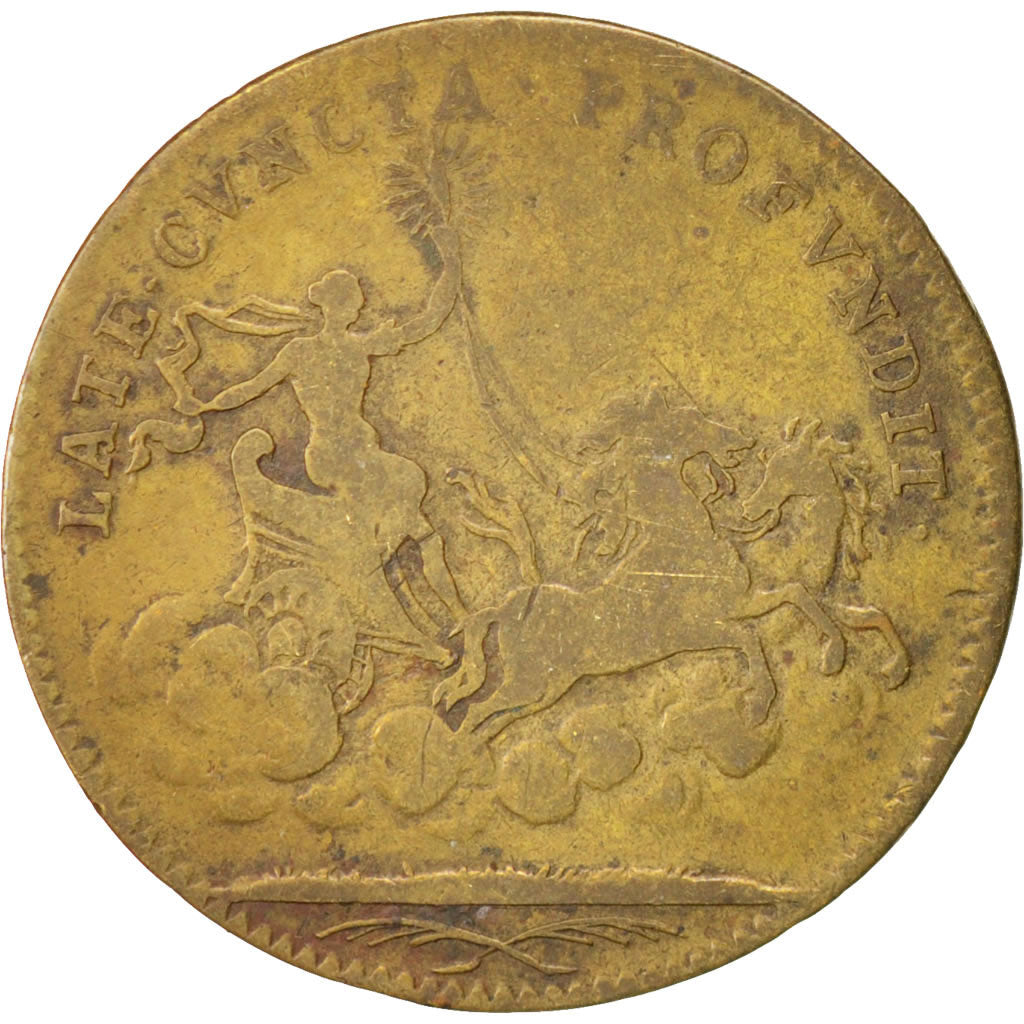 Frankreich, Token, Royal, Louis XIV, S, Kupfer