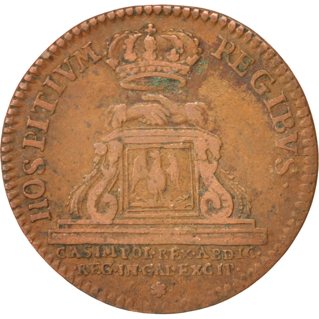 France, Royal, Louis XIV, 25mm, Token