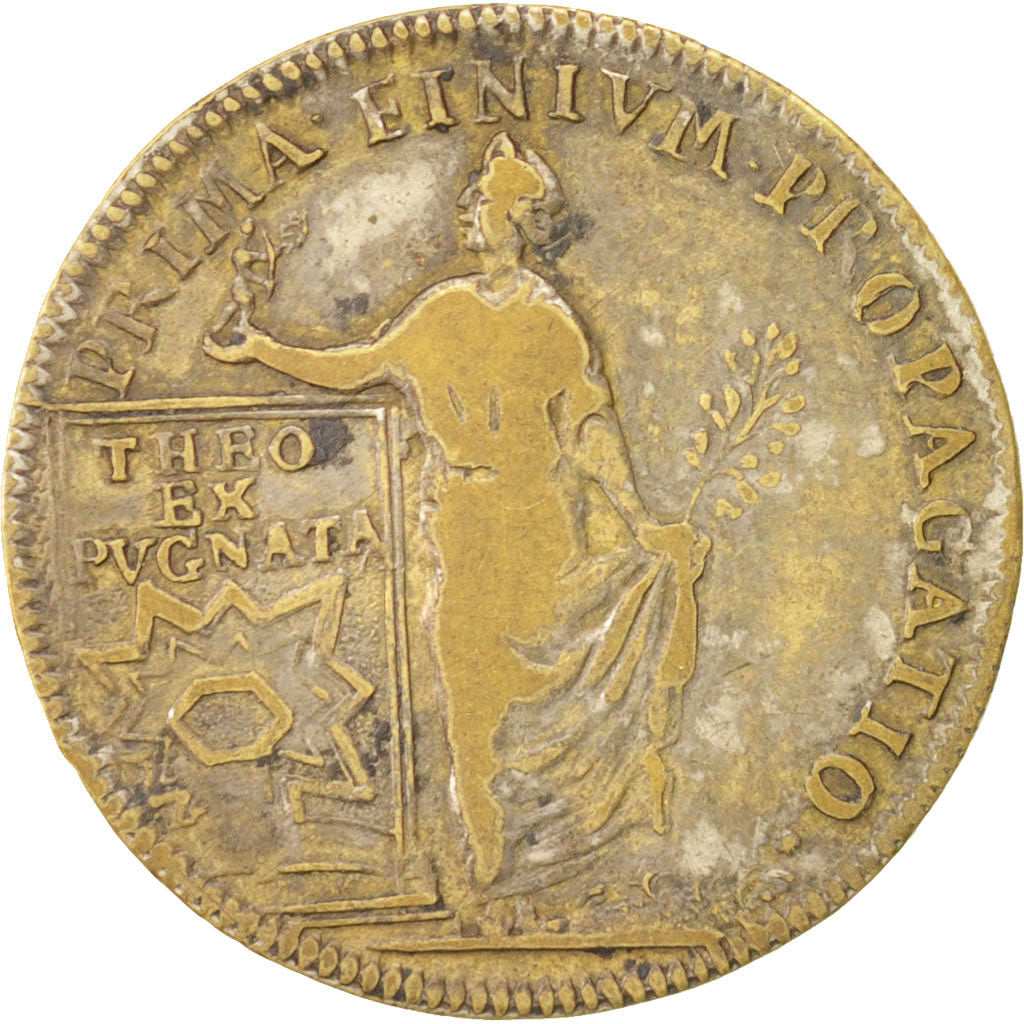 France, Token, Royal, Louis XIV, VF(20-25), Brass