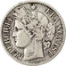 FRANCE, Cérès, 2 Francs, 1872, Bordeaux, KM #817.2, VF(20-25), Silver, 27, G...