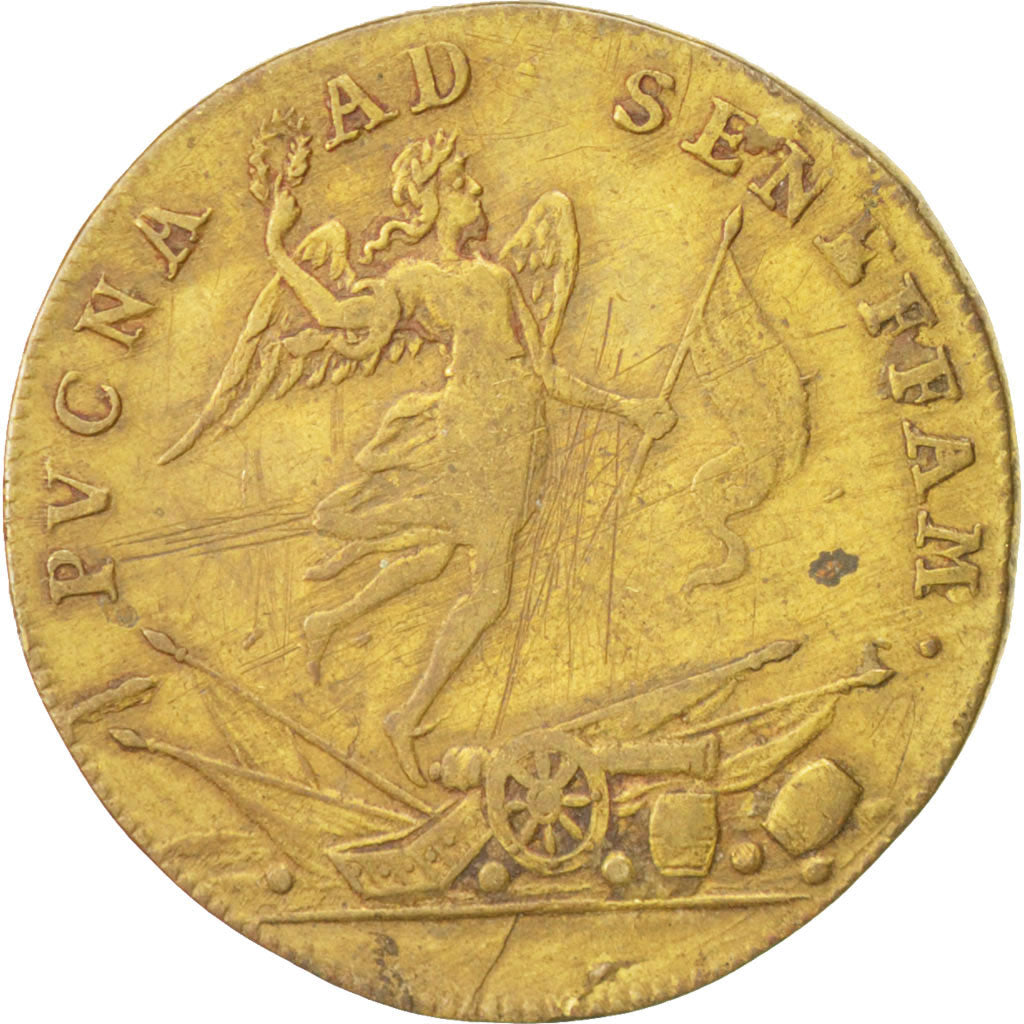 France, Jeton, Royal, Louis XIV, TTB+, Laiton, Feuardent:14728