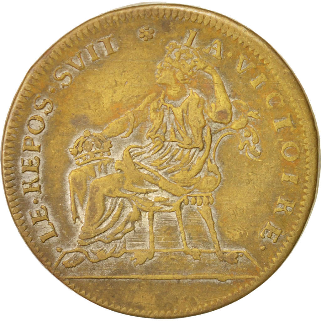 France, Jeton, Royal, Louis XIV, SUP, Laiton