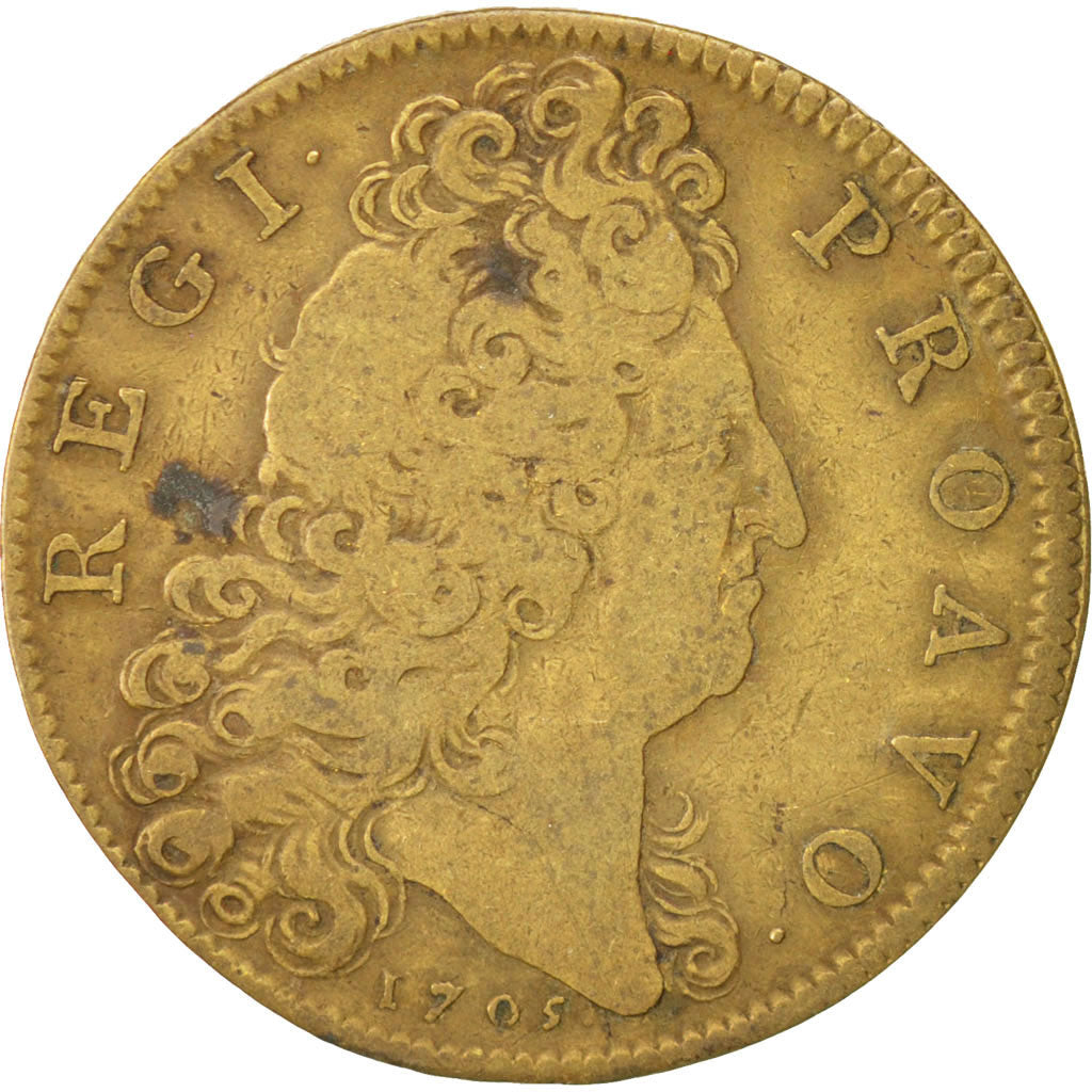 Frankreich, Token, Royal, Louis XIV, SS, Kupfer