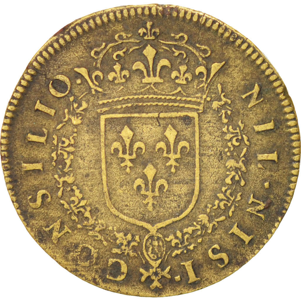 France, Token, Royal, Louis XIV, AU(50-53), Brass