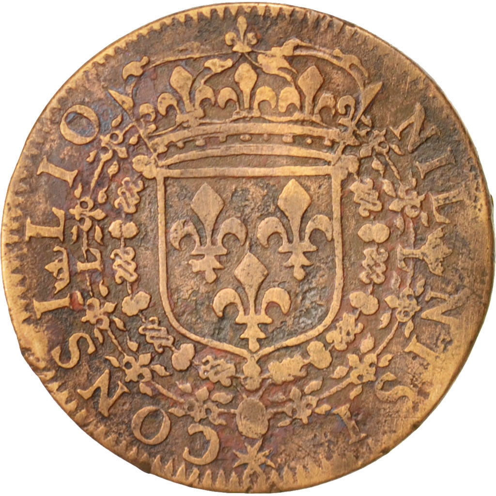 France, Royal, Louis XIV, 24mm, Token