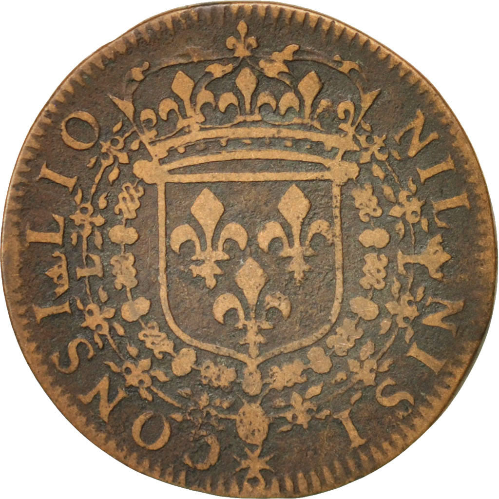 France, Token, Royal, Louis XIV, VF(30-35), Copper