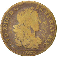France, Royal, Louis XIV, 24mm, Token