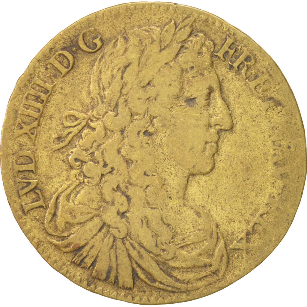Francia, Token, Royal, Louis XIV, BB, Ottone, Feuardent:3410