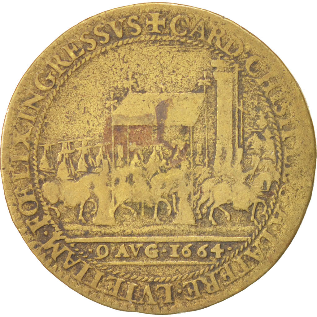 Francia, Token, Royal, Louis XIV, BB, Ottone, Feuardent:3410