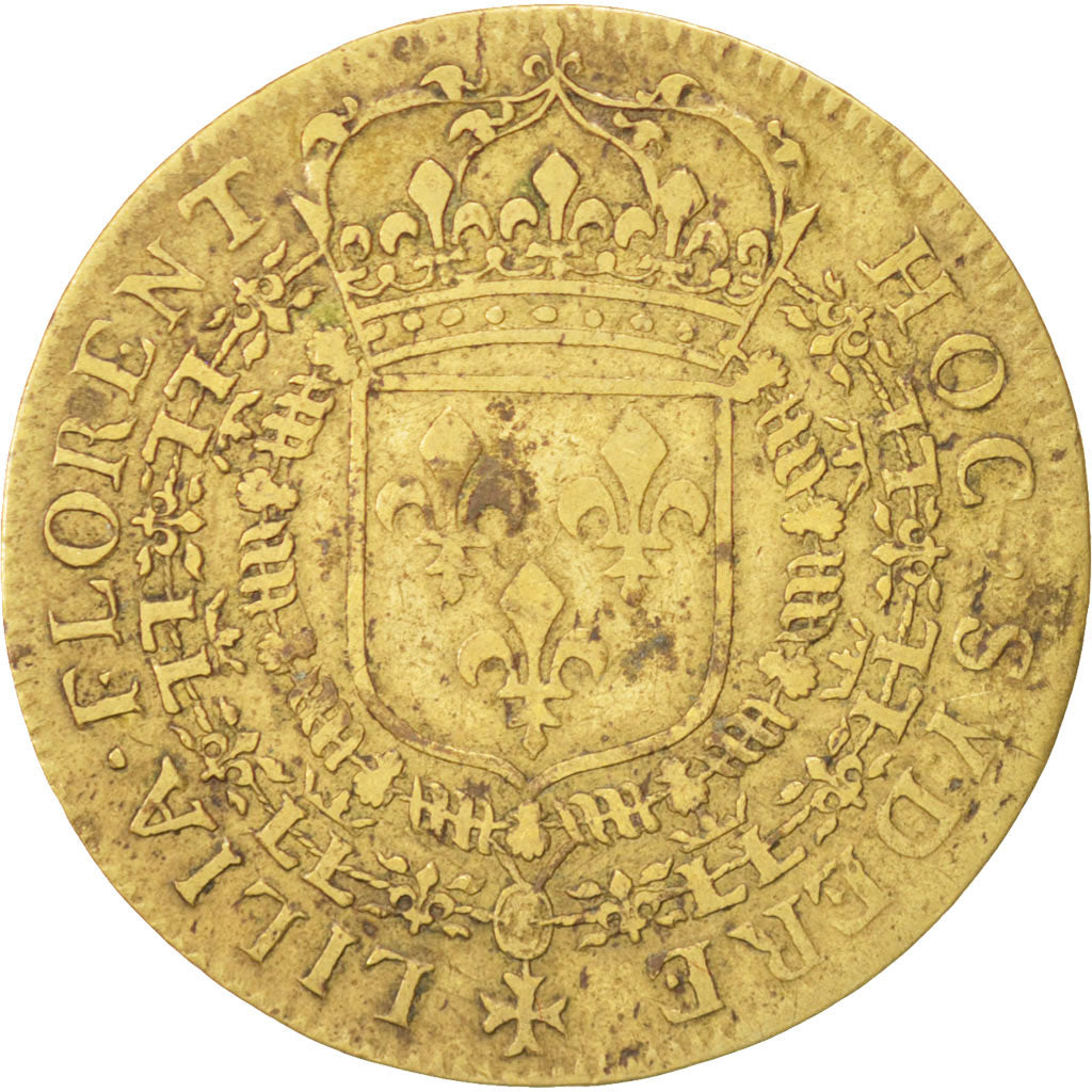 France, Token, Royal, Louis XIV, AU(50-53), Brass