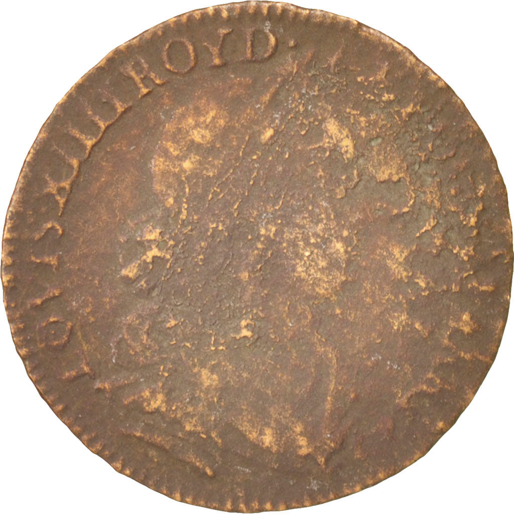 France, Royal, Louis XIV, 24mm, Token