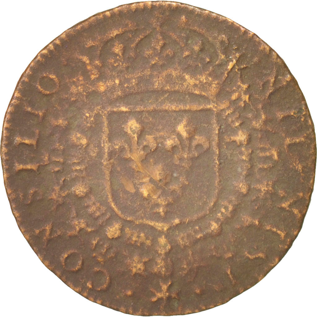 France, Royal, Louis XIV, 24mm, Token