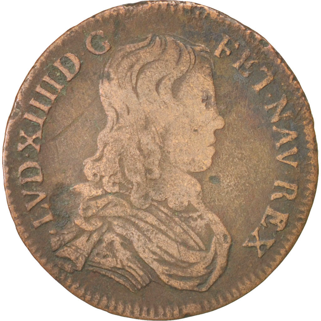 France, Royal, Louis XIV, 25mm, Token
