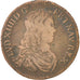 France, Royal, Louis XIV, 25mm, Token