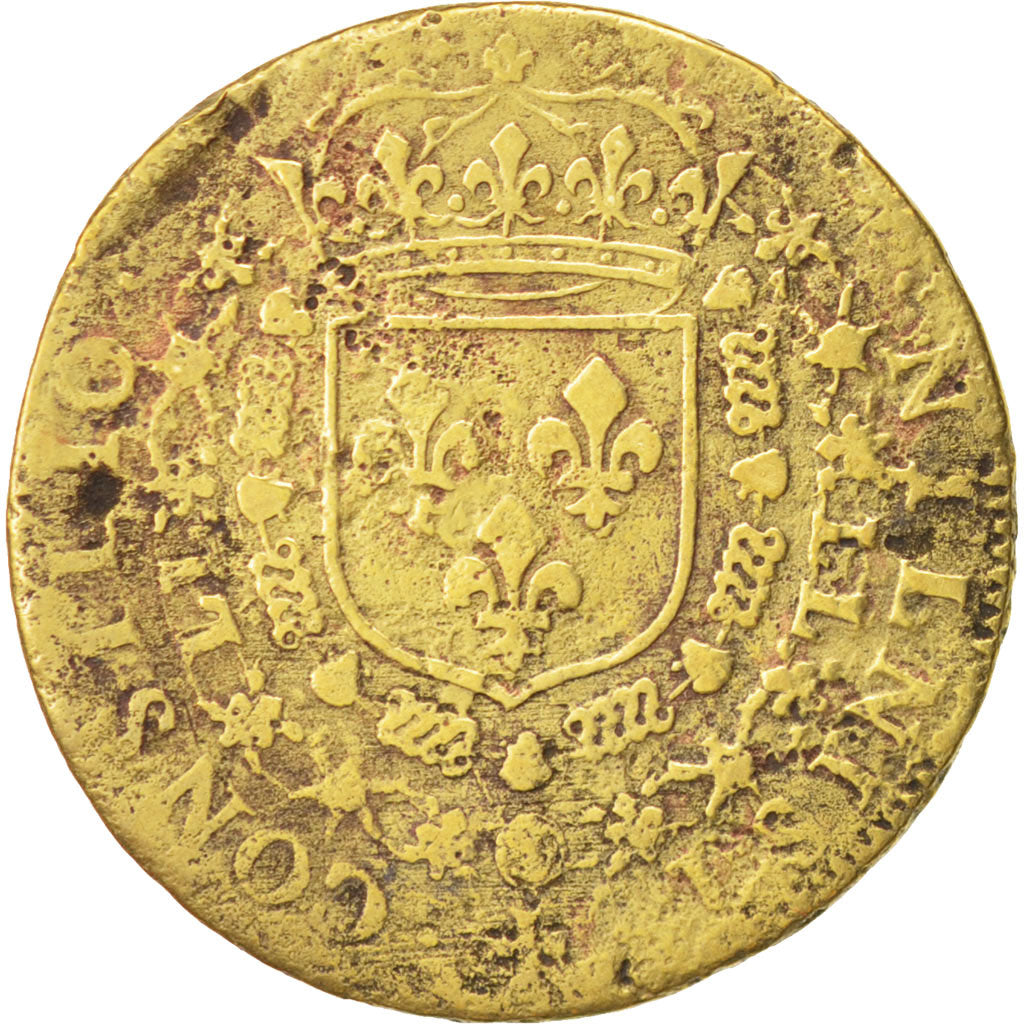 France, Royal, Louis XIV, 27mm, Token