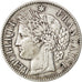 FRANCE, Cérès, 2 Francs, 1887, Paris, KM #817.1, EF(40-45), Silver, 27, Gadoury