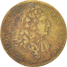 France, Royal, Louis XIV, 1680, 26mm, Token