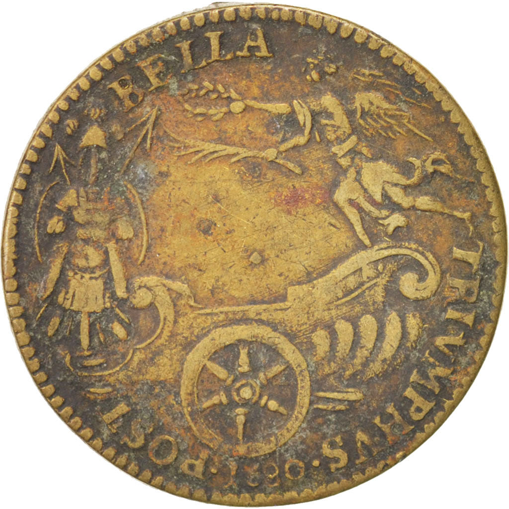 France, Royal, Louis XIV, 1680, 26mm, Token
