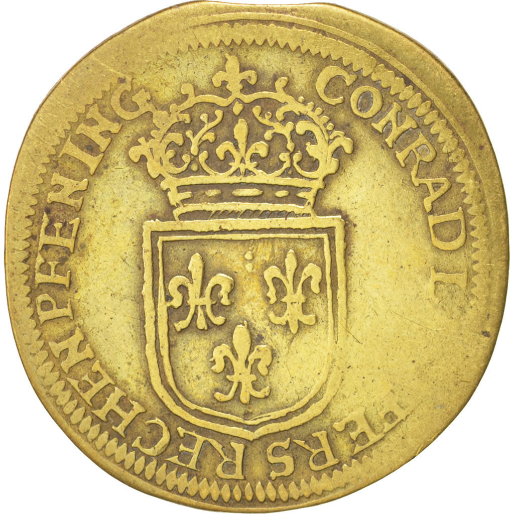 France, Jeton, Royal, Louis XIV, TTB, Laiton