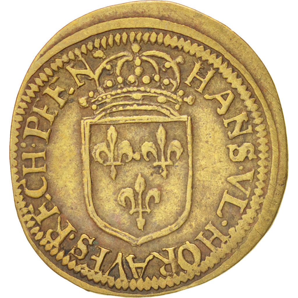 France, Royal, Louis XIV, Nuremberg, 19mm, Token