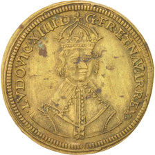 France, Token, Royal, Louis XIV, AU(50-53), Brass