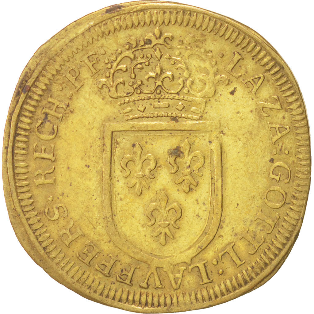 France, Royal, Louis XIV, Nuremberg, 25mm, Token