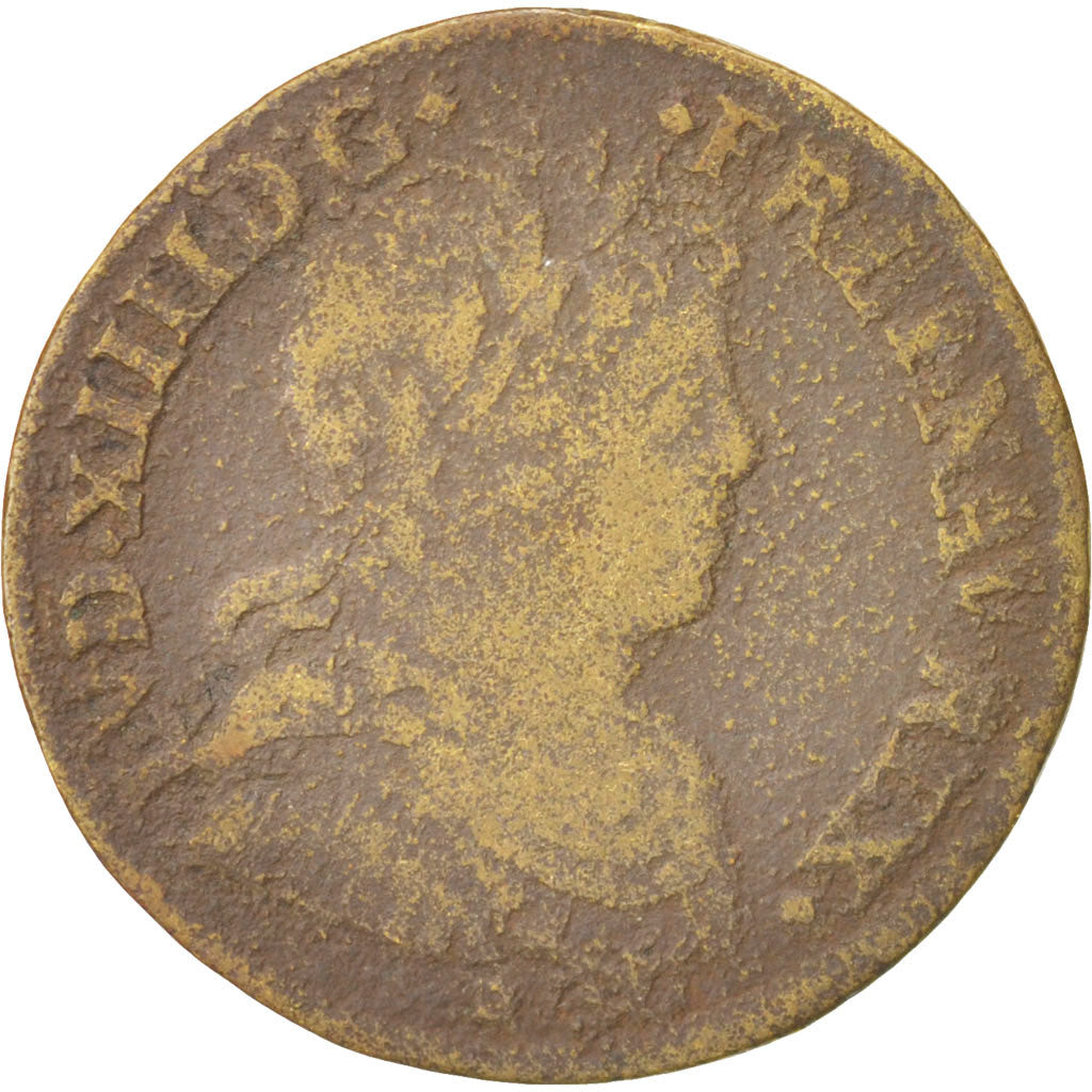 France, Royal, Louis XIV, 25mm, Token