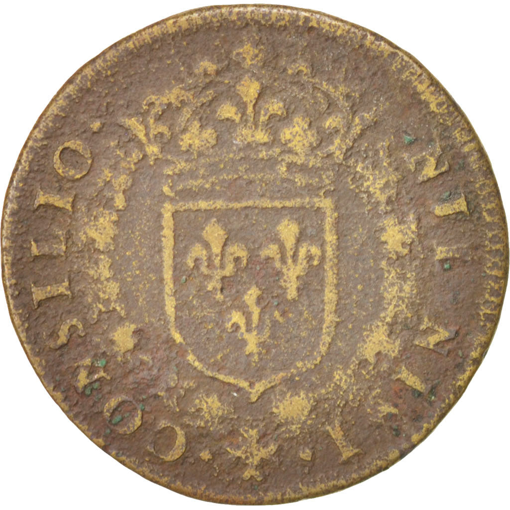 France, Royal, Louis XIV, 25mm, Token