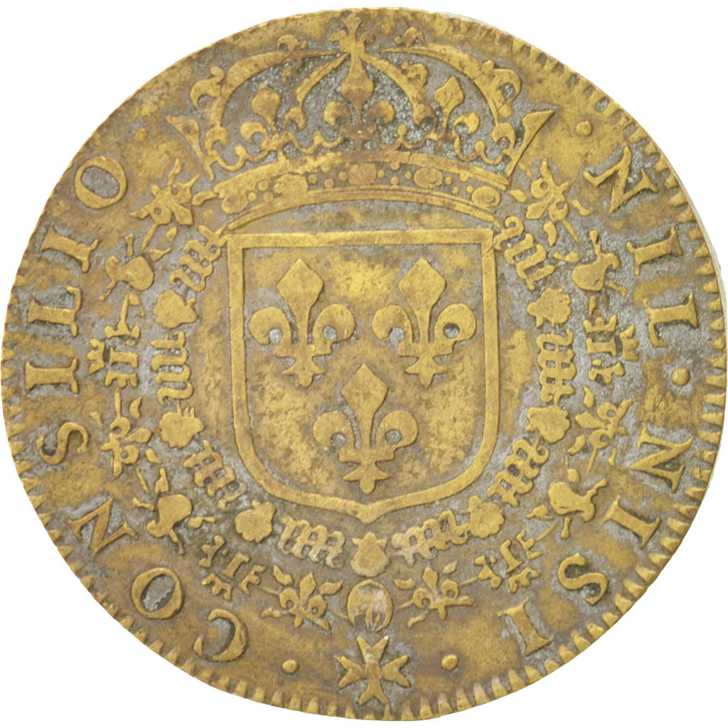 Frankreich, Token, Royal, Louis XIV, SS, Messing