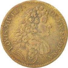 France, Token, Royal, Louis XIV, AU(50-53), Copper