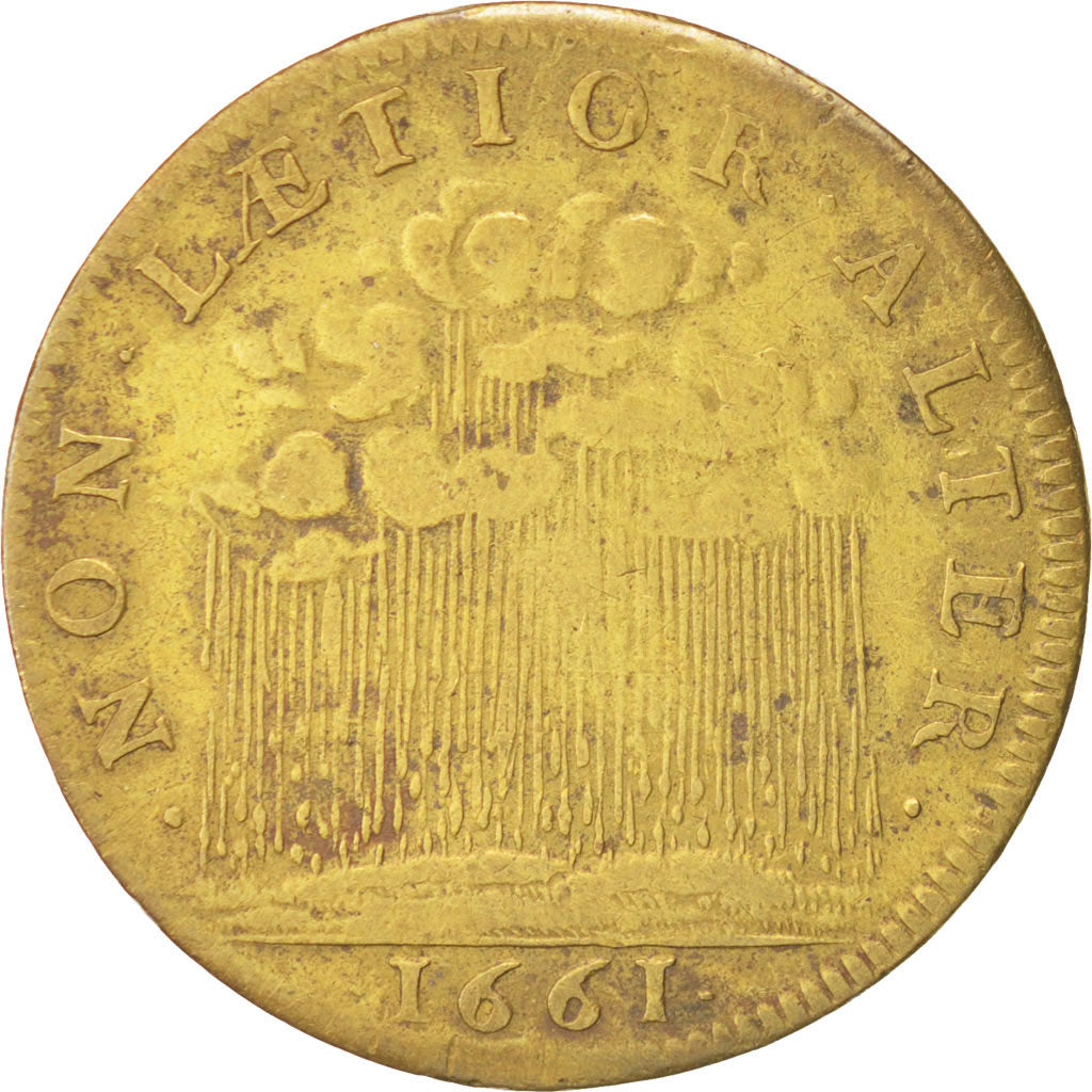 France, Token, Royal, Louis XIV, VF(30-35), Brass