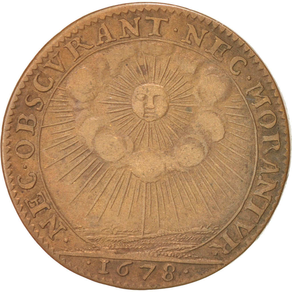 France, Royal, Louis XIV, 26mm, Token
