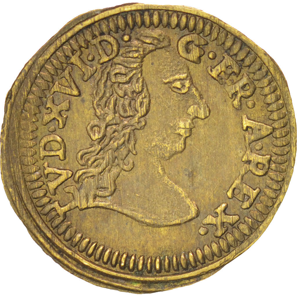 France, Royal, Louis XVI, Nuremberg, 15mm, Token