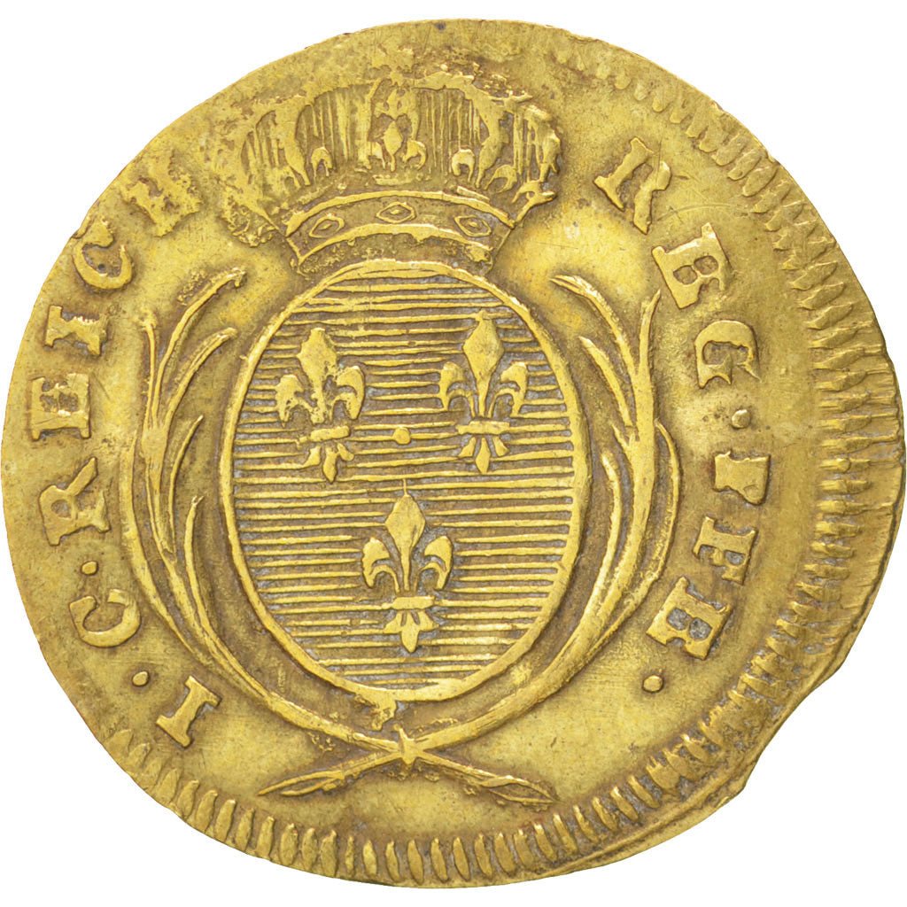 France, Royal, Louis XVI, 23mm, Token