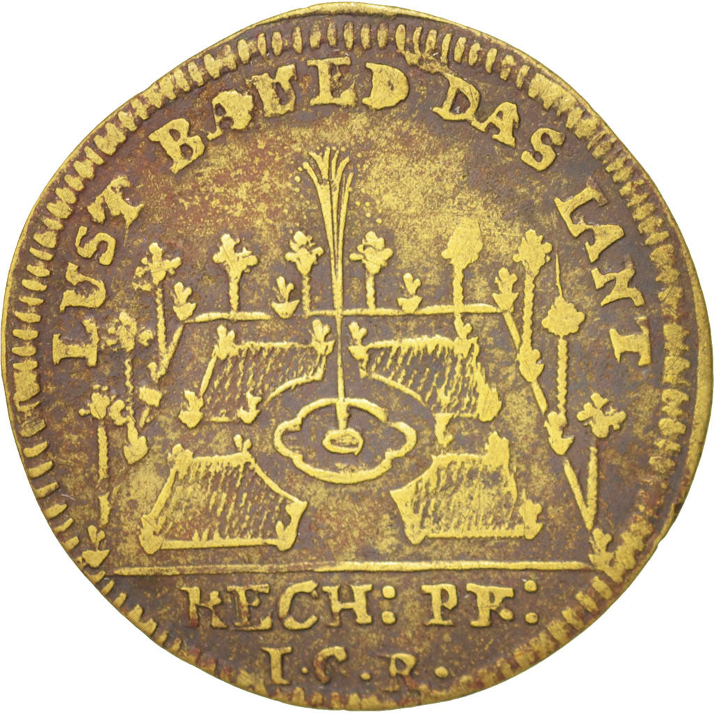 France, Token, Royal, Louis XVI, EF(40-45), Brass