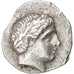 Coin, Paeonia, Patraos, Apollo, Tetradrachm, Patraos, AU(50-53), Silver