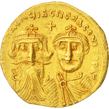 Moneta, Heraclius, Solidus, Constantinople, AU(50-53), Złoto, Sear:749