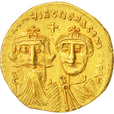 Coin, Heraclius 610-641, Solidus, Constantinople, AU(50-53), Gold, Sear:749